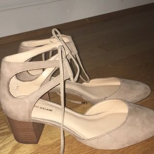 Never worn Antonio melani lace up heels!